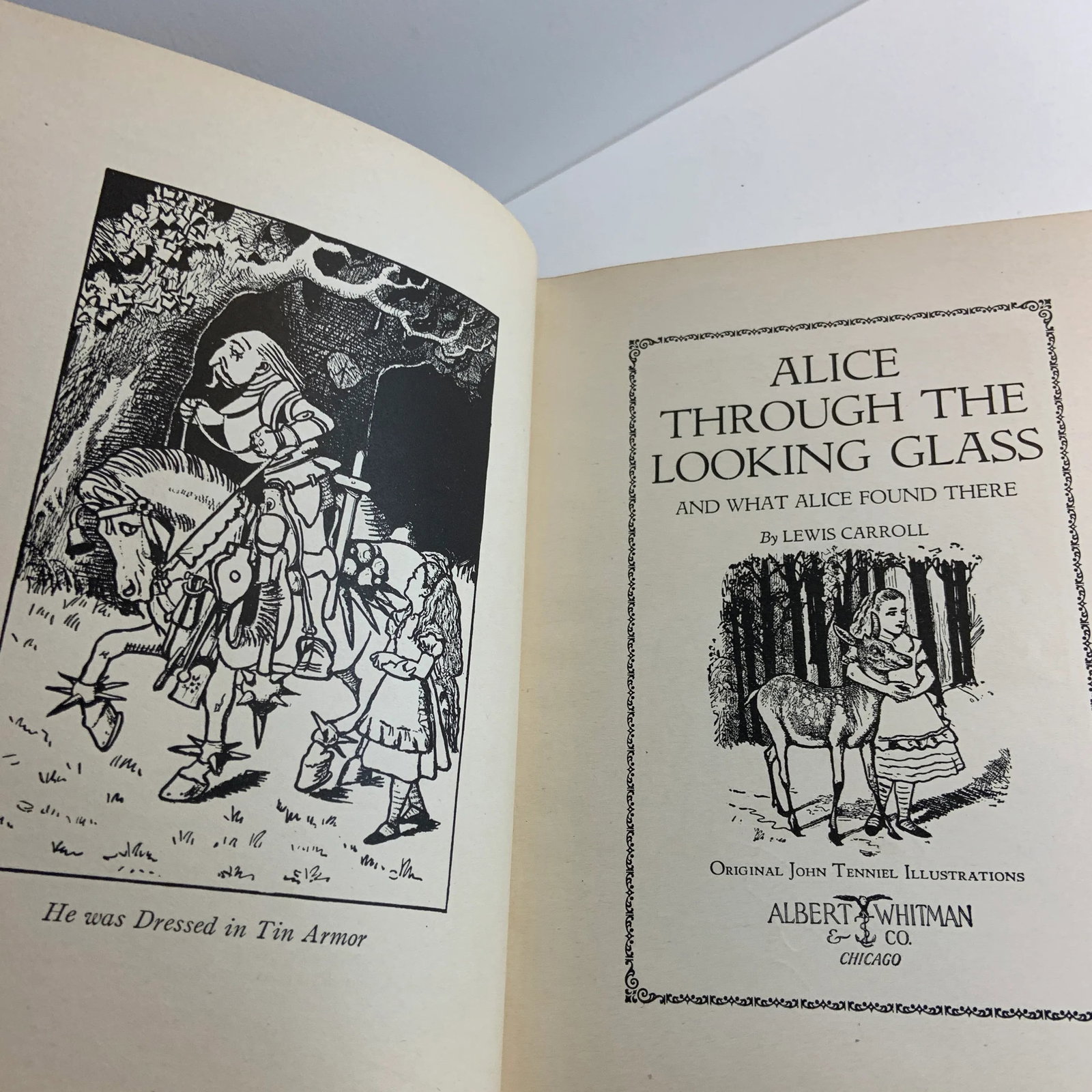 1930 Alice Through the Looking Glass Book - 3