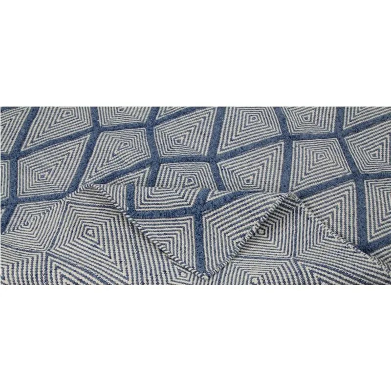 Handwoven Geometric Swedish Flatweave Area Rug 6'1"x9'1" - 10