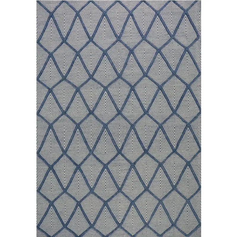Handwoven Geometric Swedish Flatweave Area Rug 6'1"x9'1" - 11