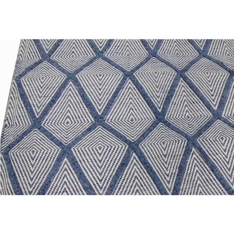 Handwoven Geometric Swedish Flatweave Area Rug 6'1"x9'1" - 5