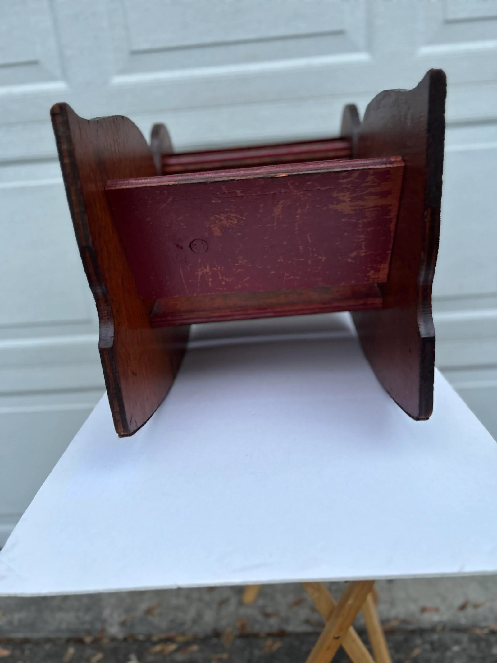 1940s Wood Painted Swan Rocker - 4