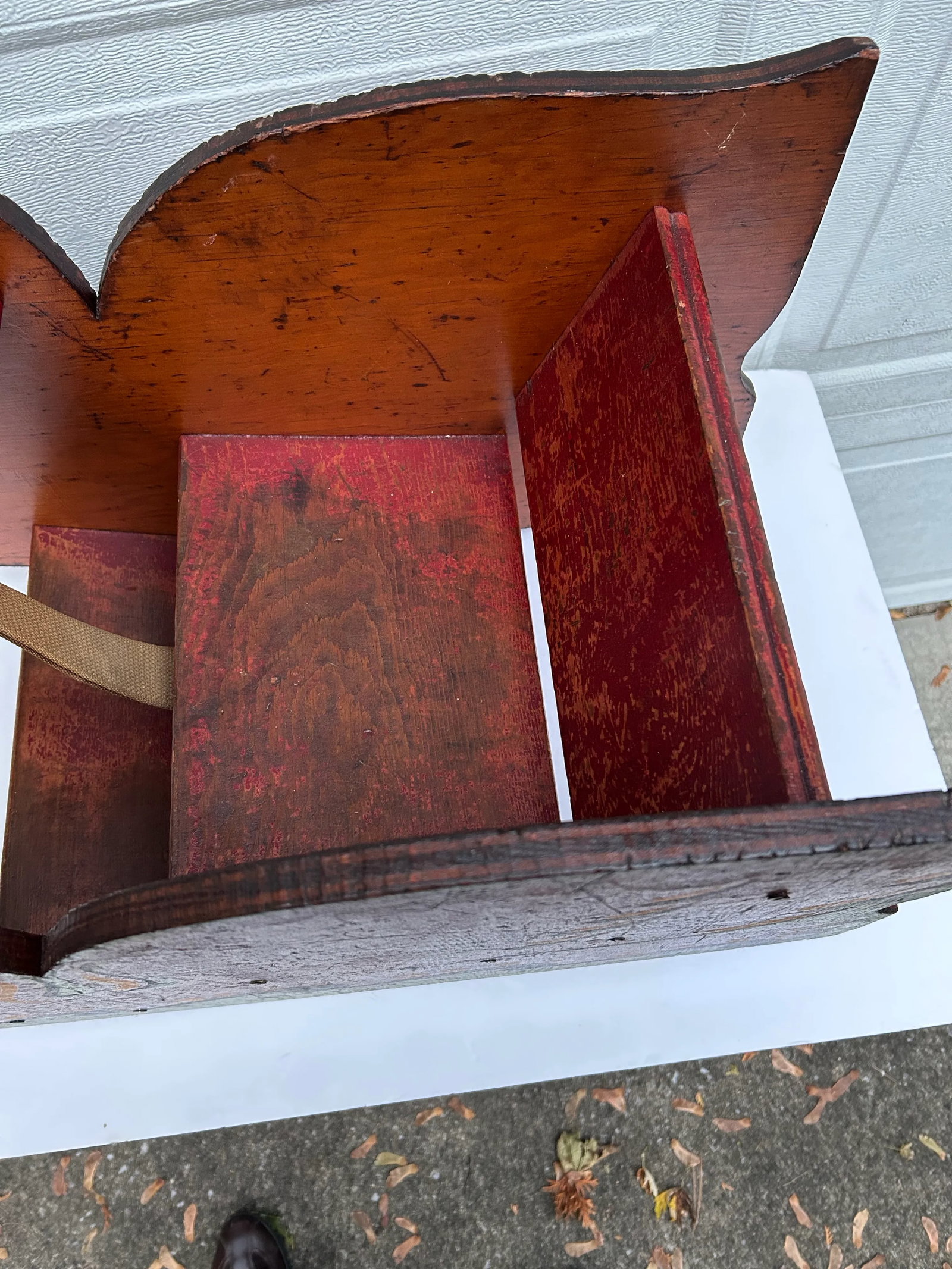 1940s Wood Painted Swan Rocker - 7