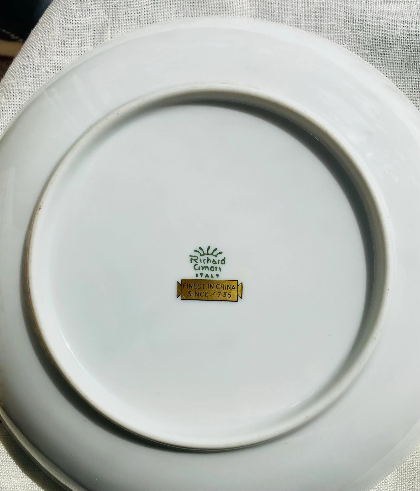 Richard Ginori Italian Porcelain Plate, Italian Fruits - 2