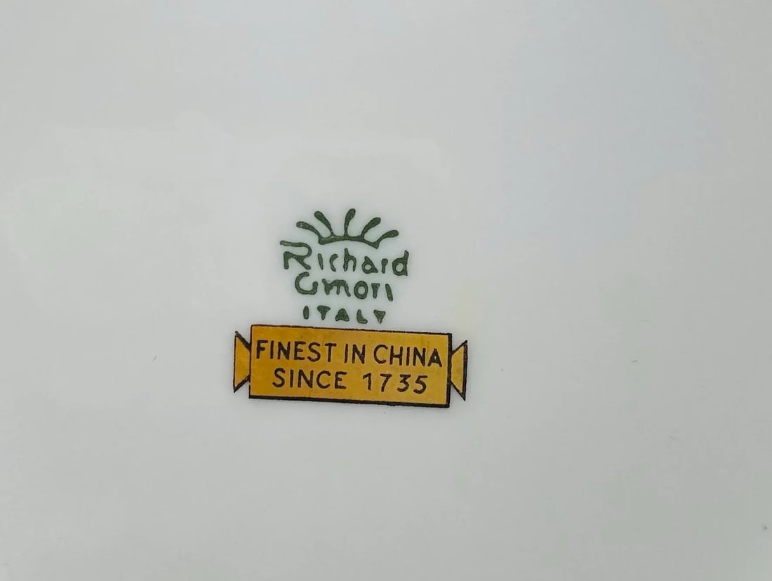 Richard Ginori Italian Porcelain Plate, Italian Fruits - 3