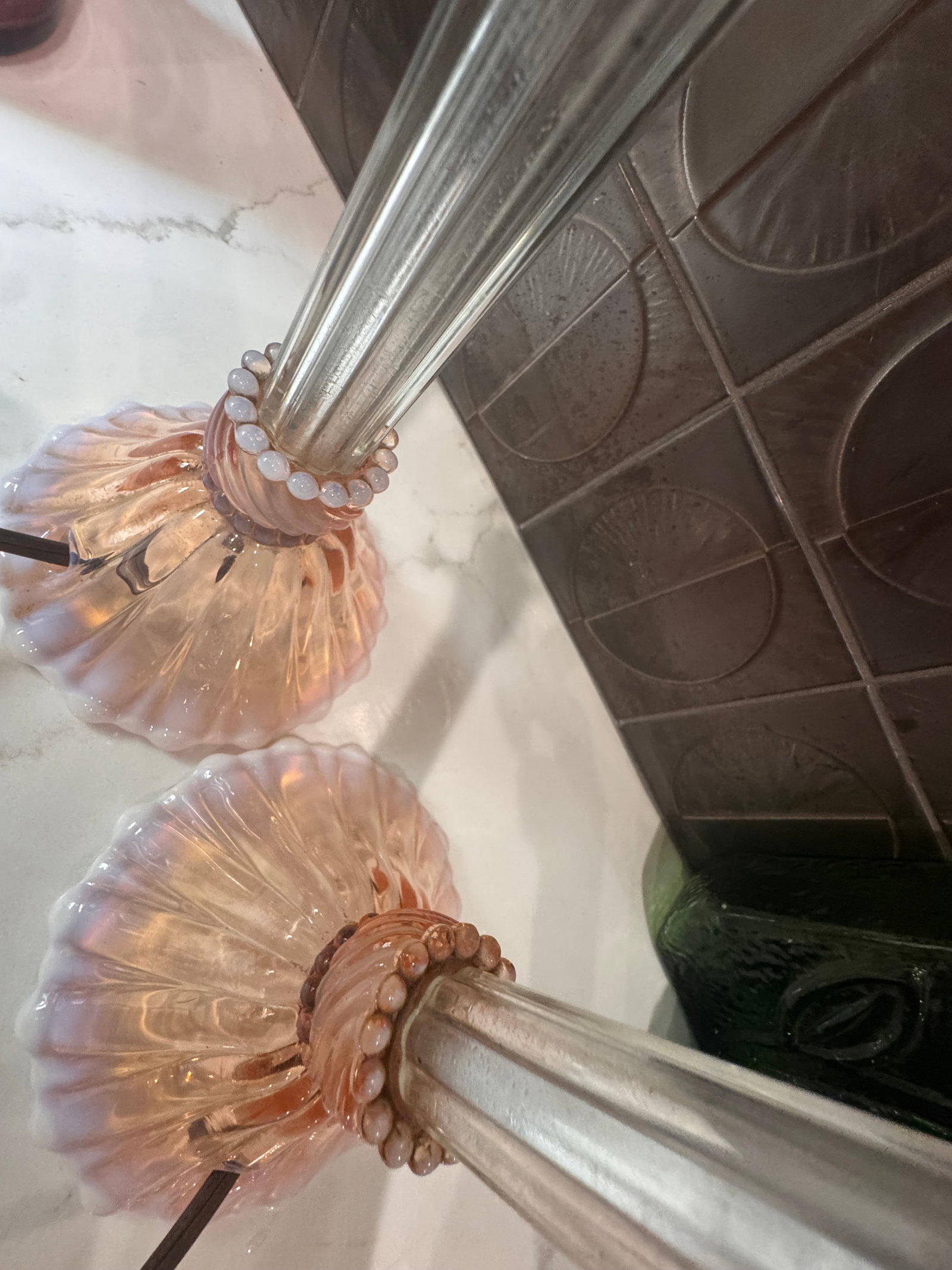 1920s Pair of Stunning, Antique / Art Deco Candlestick Lamps - 9
