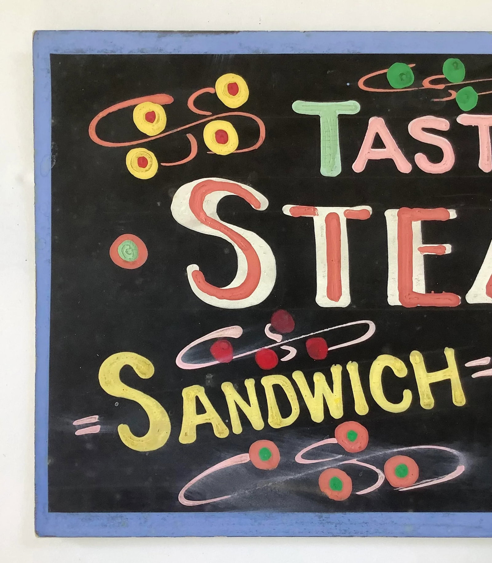 "Tasty Steak Sandwich" Sign - 2