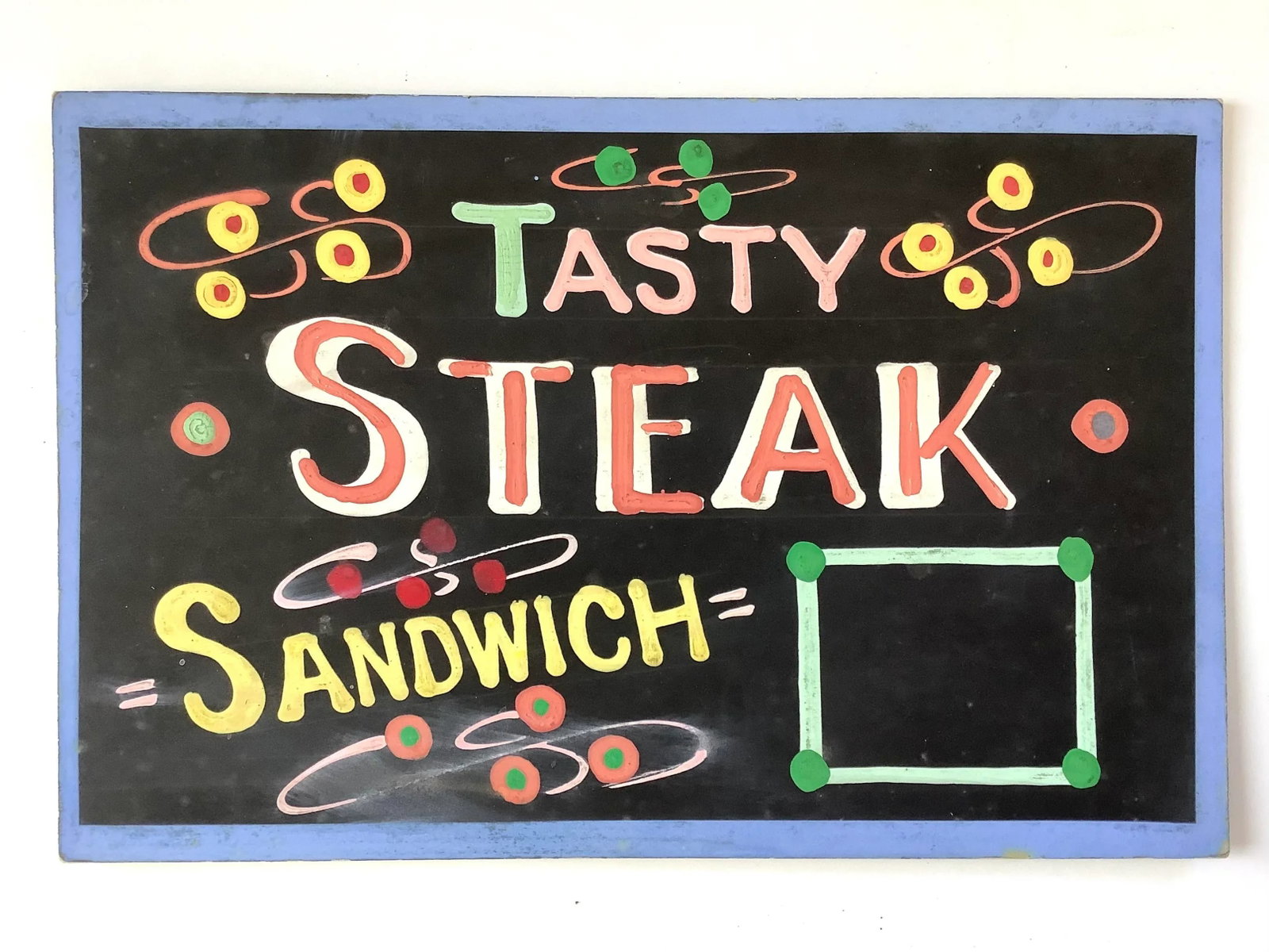 "Tasty Steak Sandwich" Sign - 5