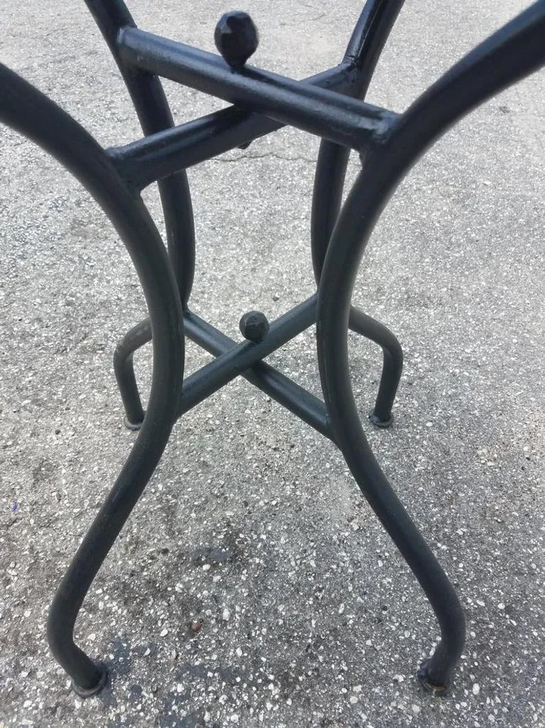 20" Moroccan White Mosaic Side Table - 4