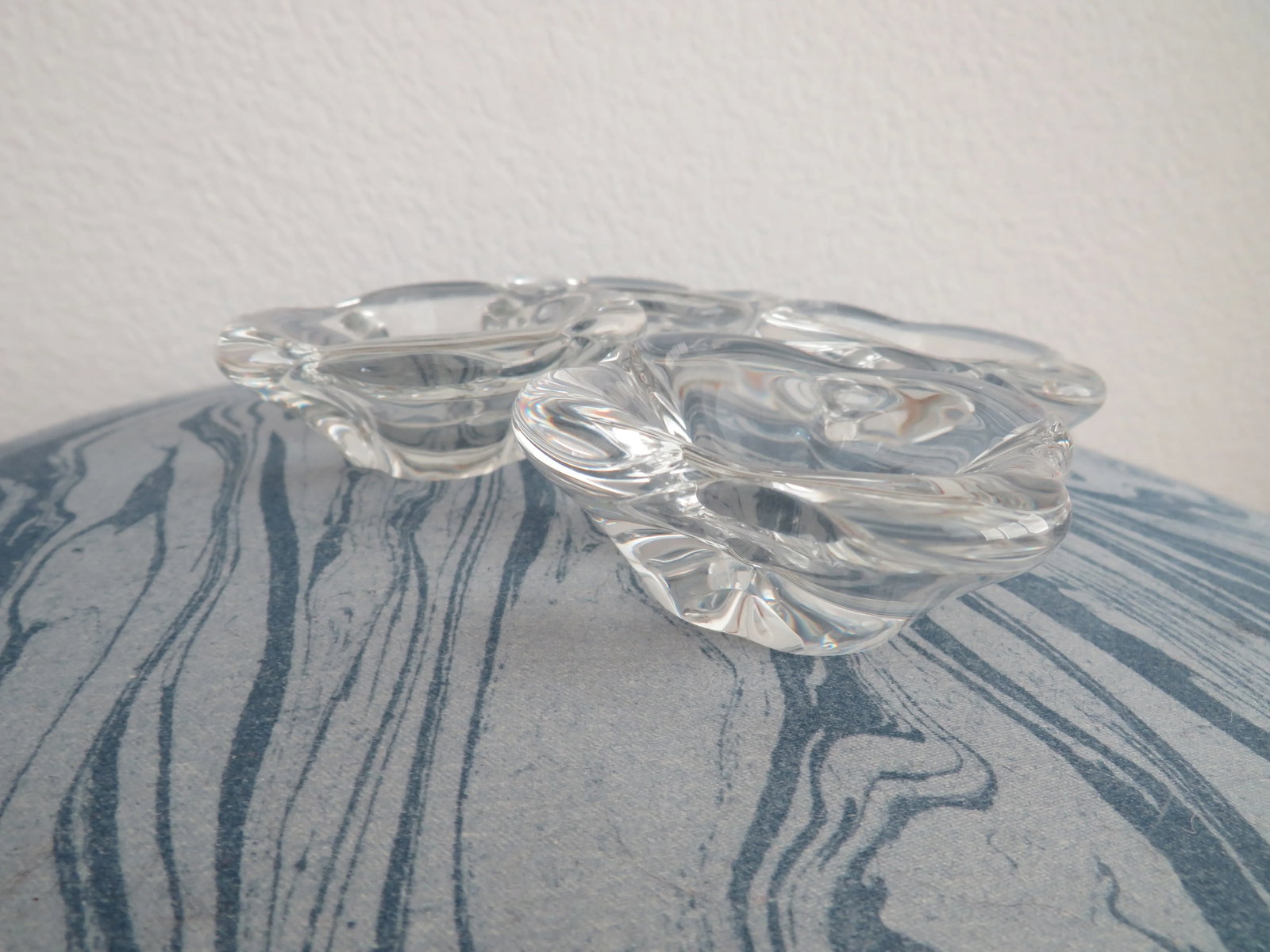 Mid-Century Baccarat Crystal France Salt Cellars - Set of 4 in Original Box - 11