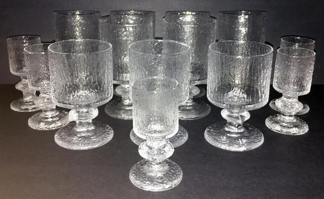 1960s Timo Sarpaneva Wine Glasses, 14 Pieces - 2