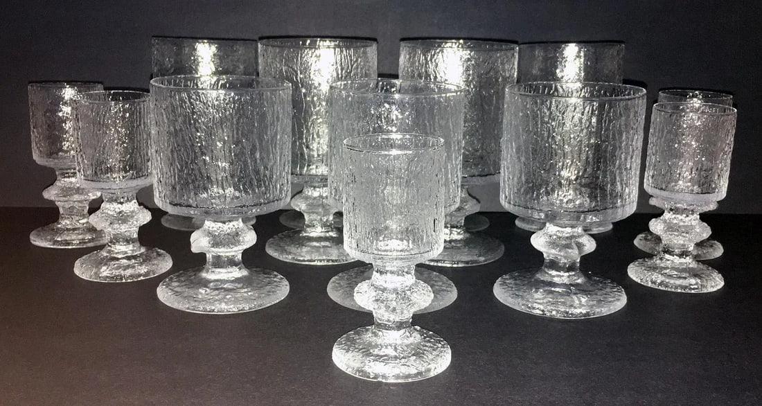 1960s Timo Sarpaneva Wine Glasses, 14 Pieces - 4