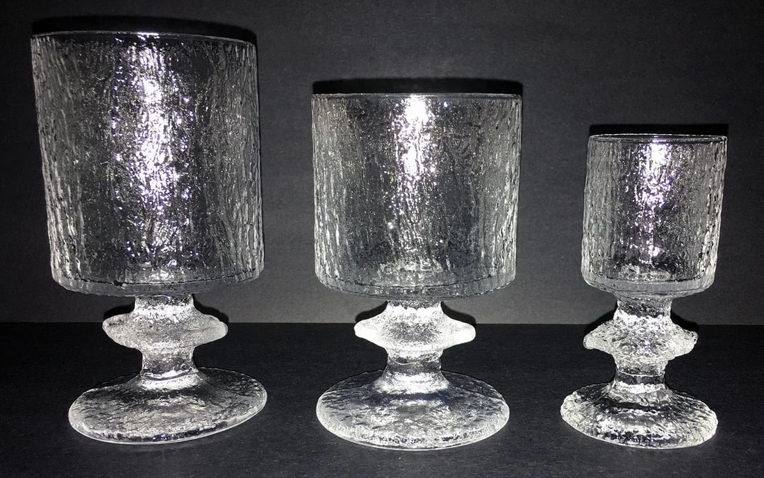 1960s Timo Sarpaneva Wine Glasses, 14 Pieces - 5