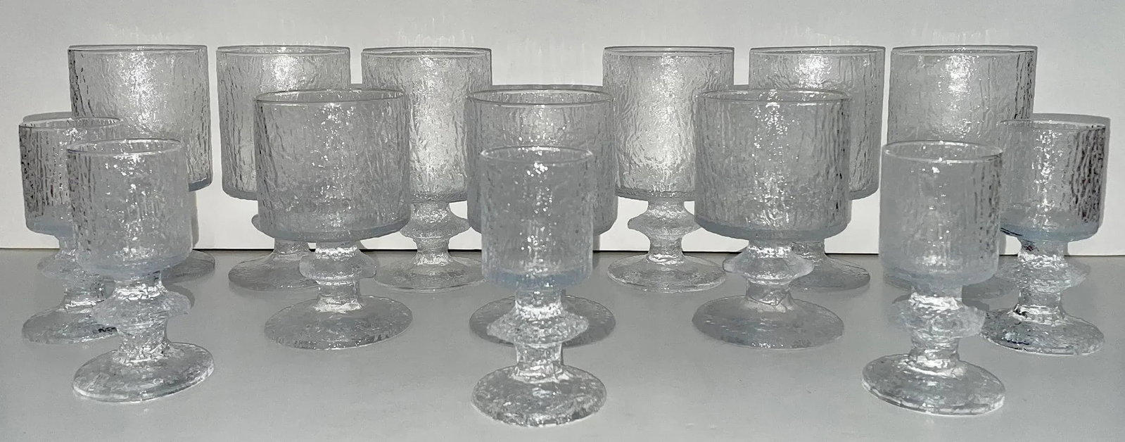 1960s Timo Sarpaneva Wine Glasses, 14 Pieces - 7
