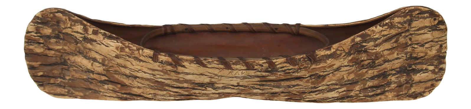 Vintage Native American Made Souvenir Bark Canoe (1 of 8)