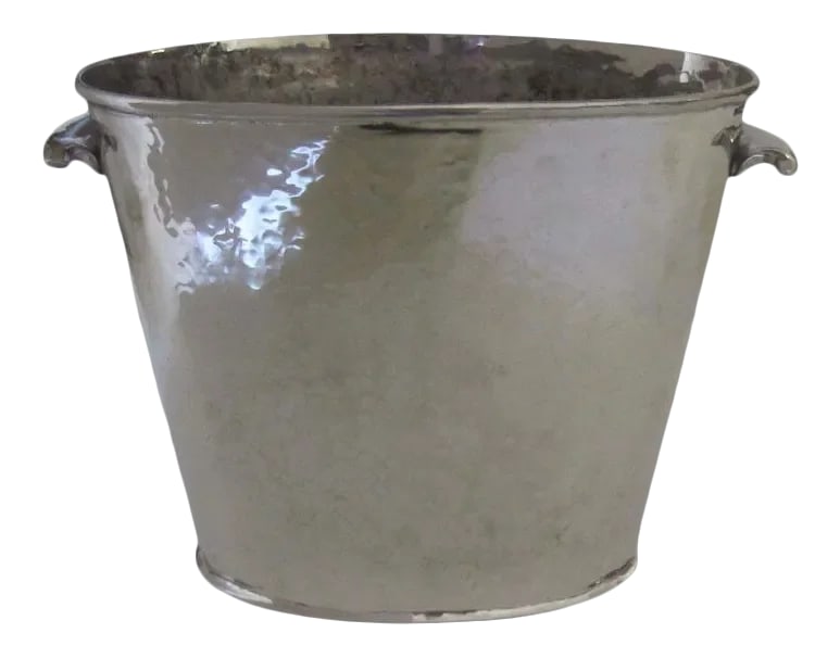 Vintage Mid 20th Century Renzo Cassetti Cassetti Firenze Planished Hammered Hand Made Ice Bucket (1 of 7)