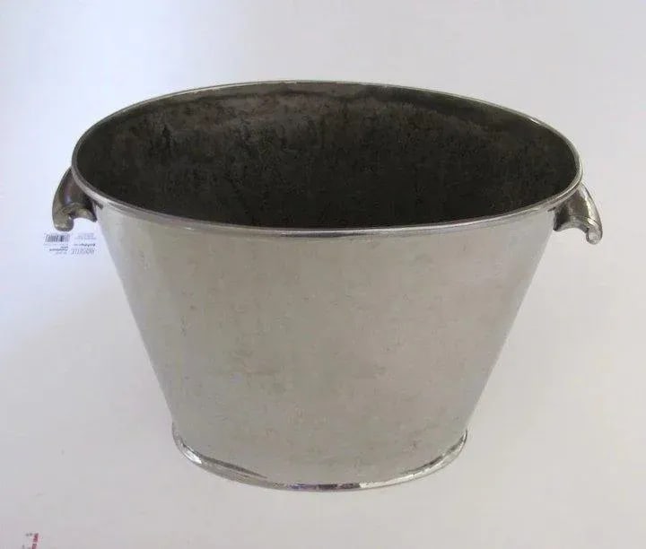 Vintage Mid 20th Century Renzo Cassetti Cassetti Firenze Planished Hammered Hand Made Ice Bucket - 5