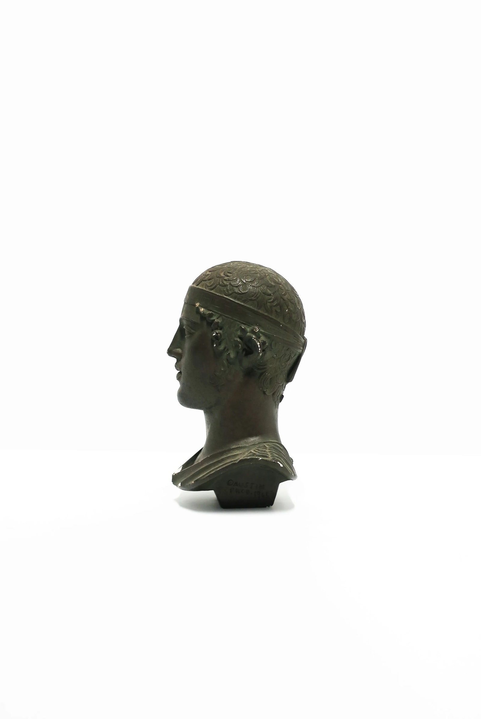 Greek or Roman Head Bust Sculpture, 1965 - 3