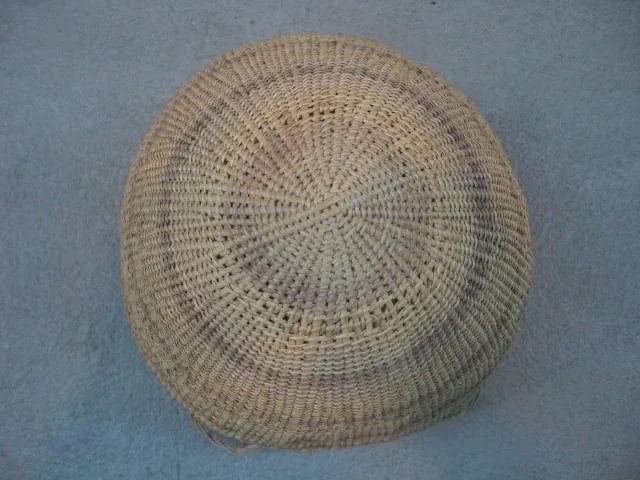 Vintage Striped Yanomami Gathering Basket - 8