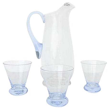 Vintage Glass Juice Service - Set of 4 (1 of 7)