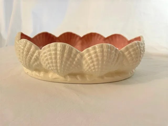 Darling Coastal Pink & White Ceramic Bowl Set- 7 Pieces - 4