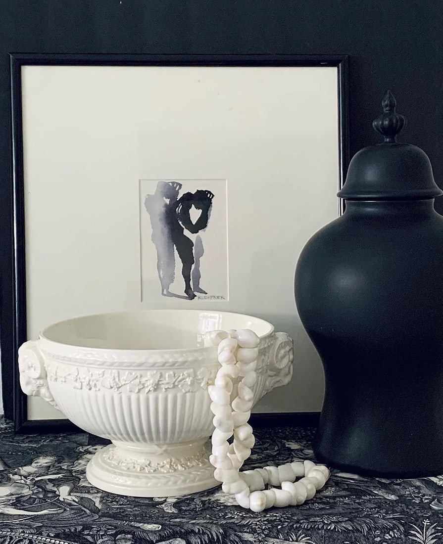 Wedgwood Queen's Ware Pedestal Bowl With Ram's Head Handles - 5