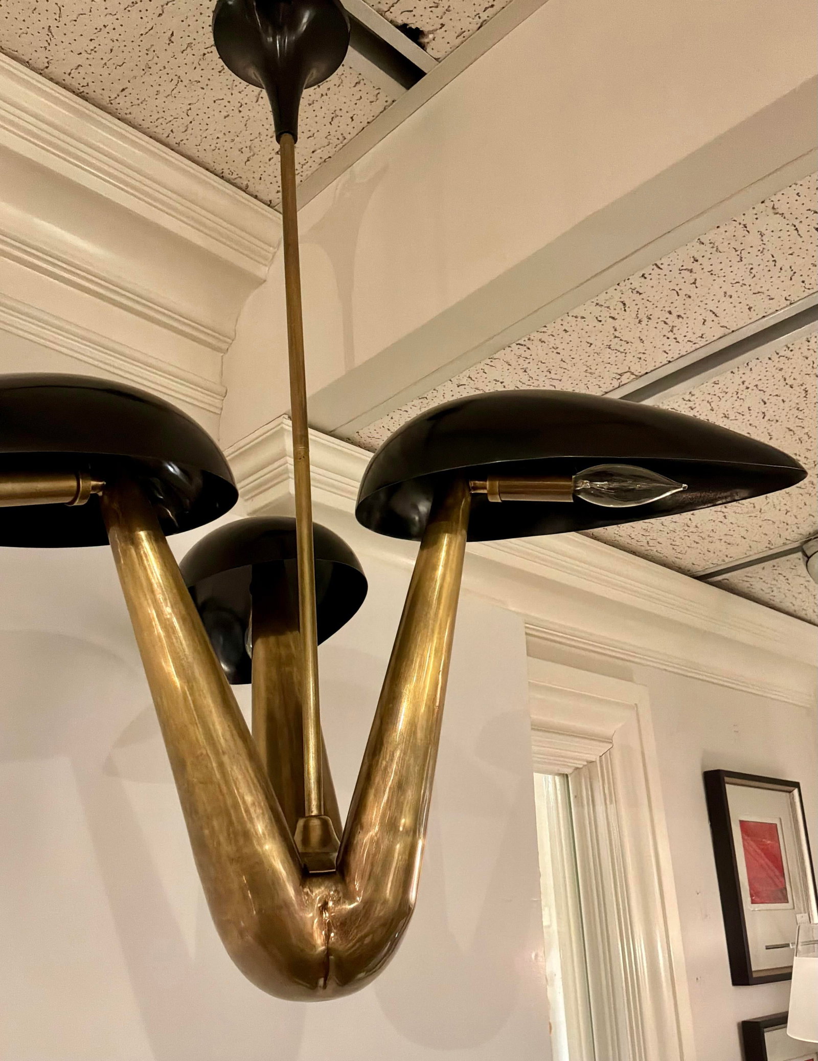 Arteries Modern Black and Gold Everglades Chandelier - 5