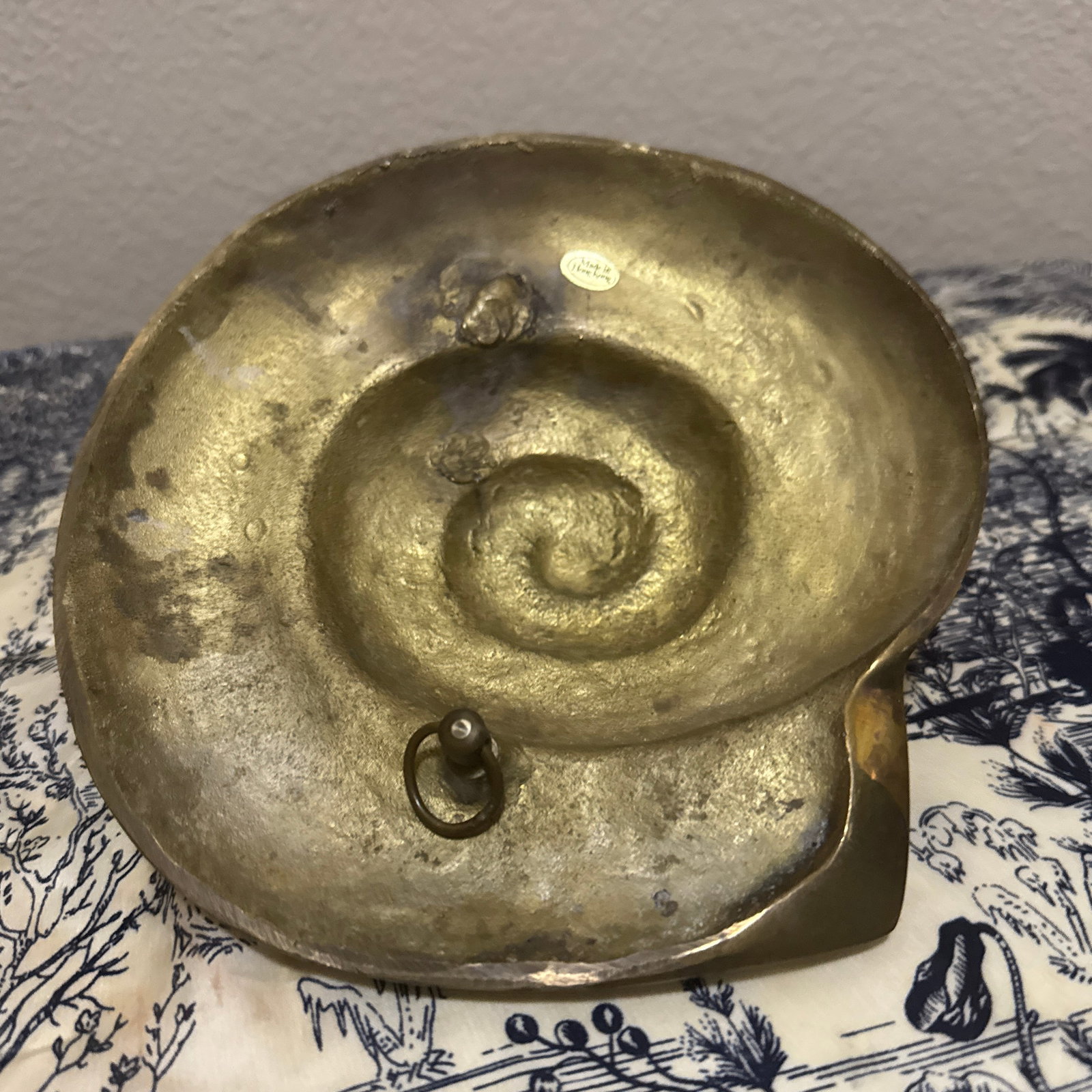 Solid Brass Ammonite Wall Decor - 3