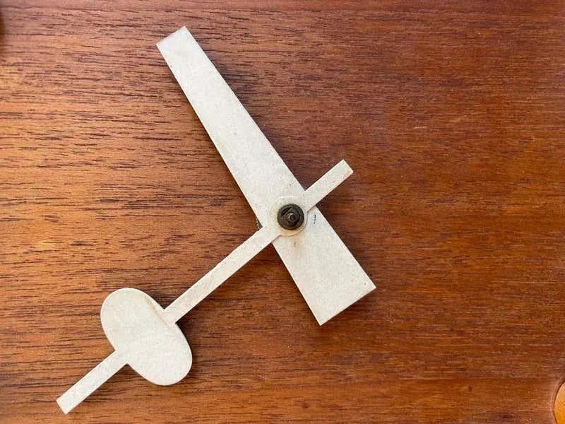 Mid-Century Modern Danish Wall Clock by Fritz Hansen, George Nelson, Teak, 1957 - 7