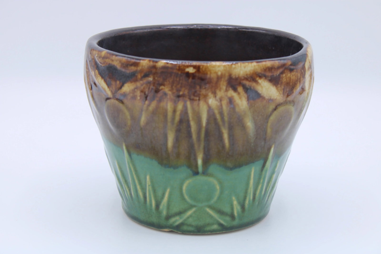 Vintage Boho Chic Hand Thrown Pottery Ceramic Flower Pot / Planter - 10