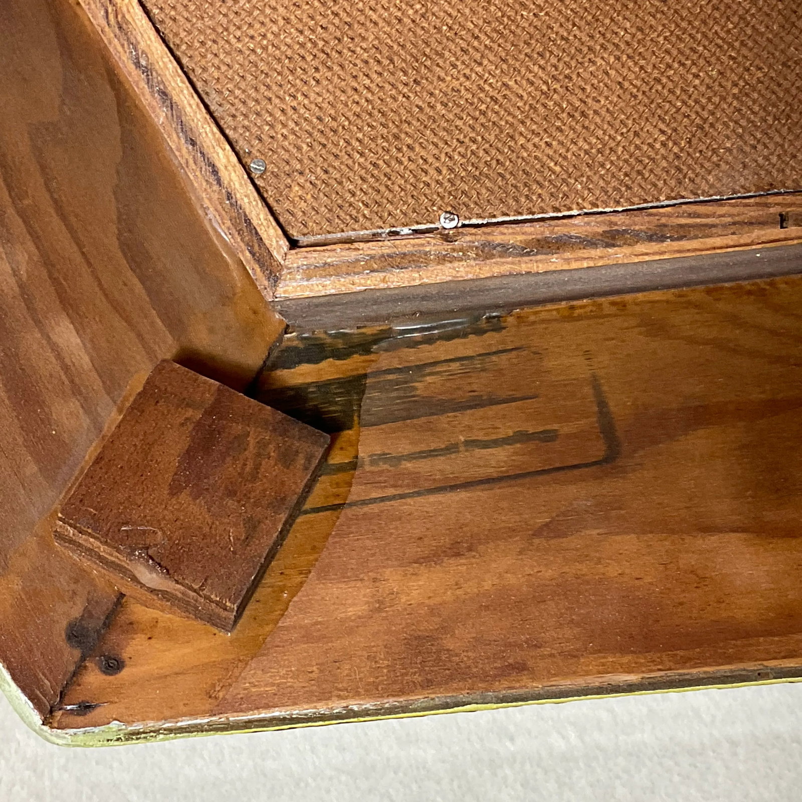 Early 1950s Mid-Century Modern Large Wood Diamond Wall Mirrors- a Pair - 9