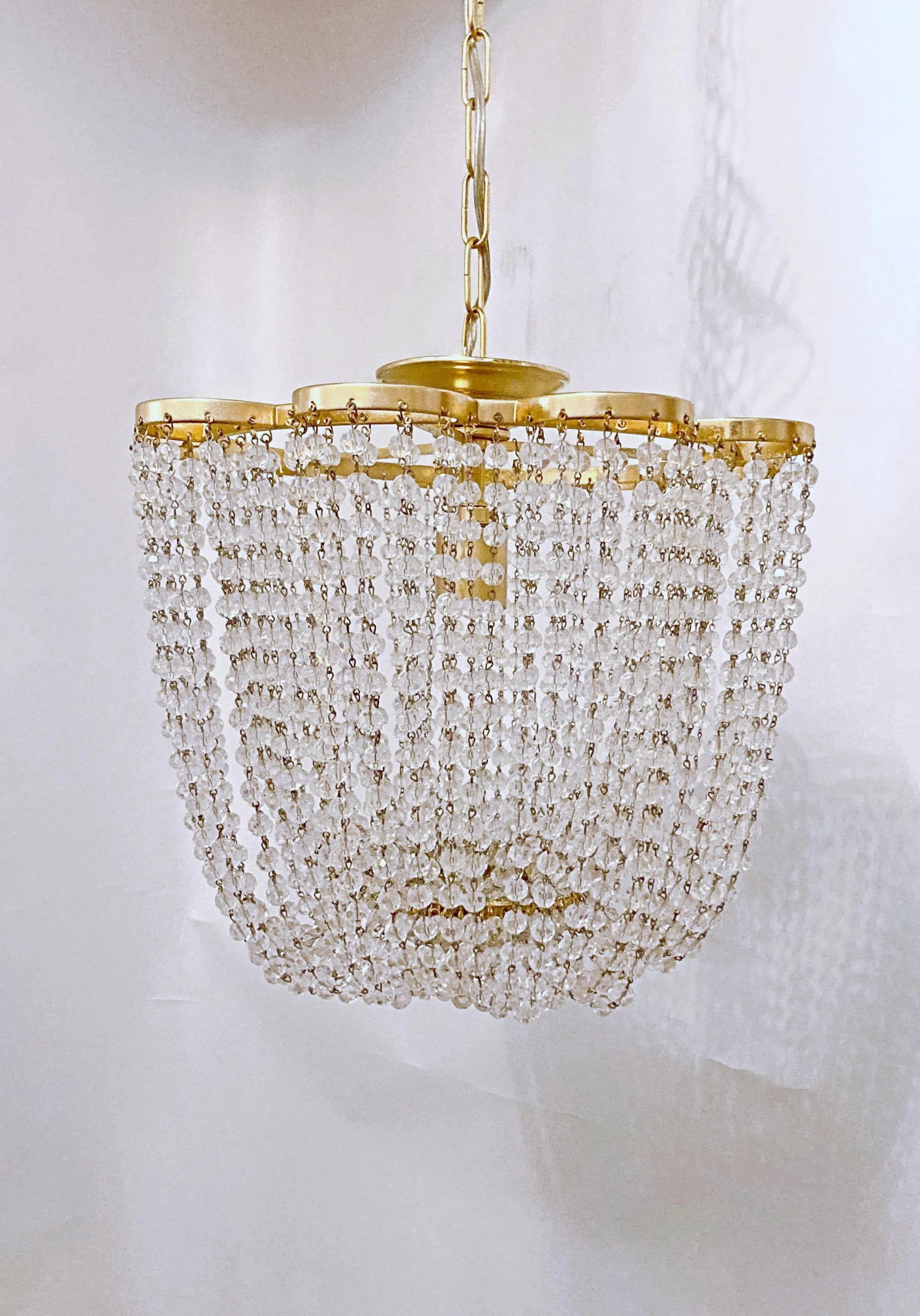 Mid-Century Italian Basket Chandelier - 11
