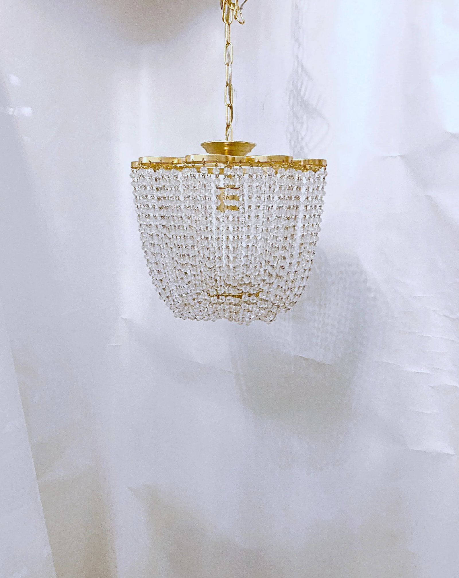 Mid-Century Italian Basket Chandelier - 2