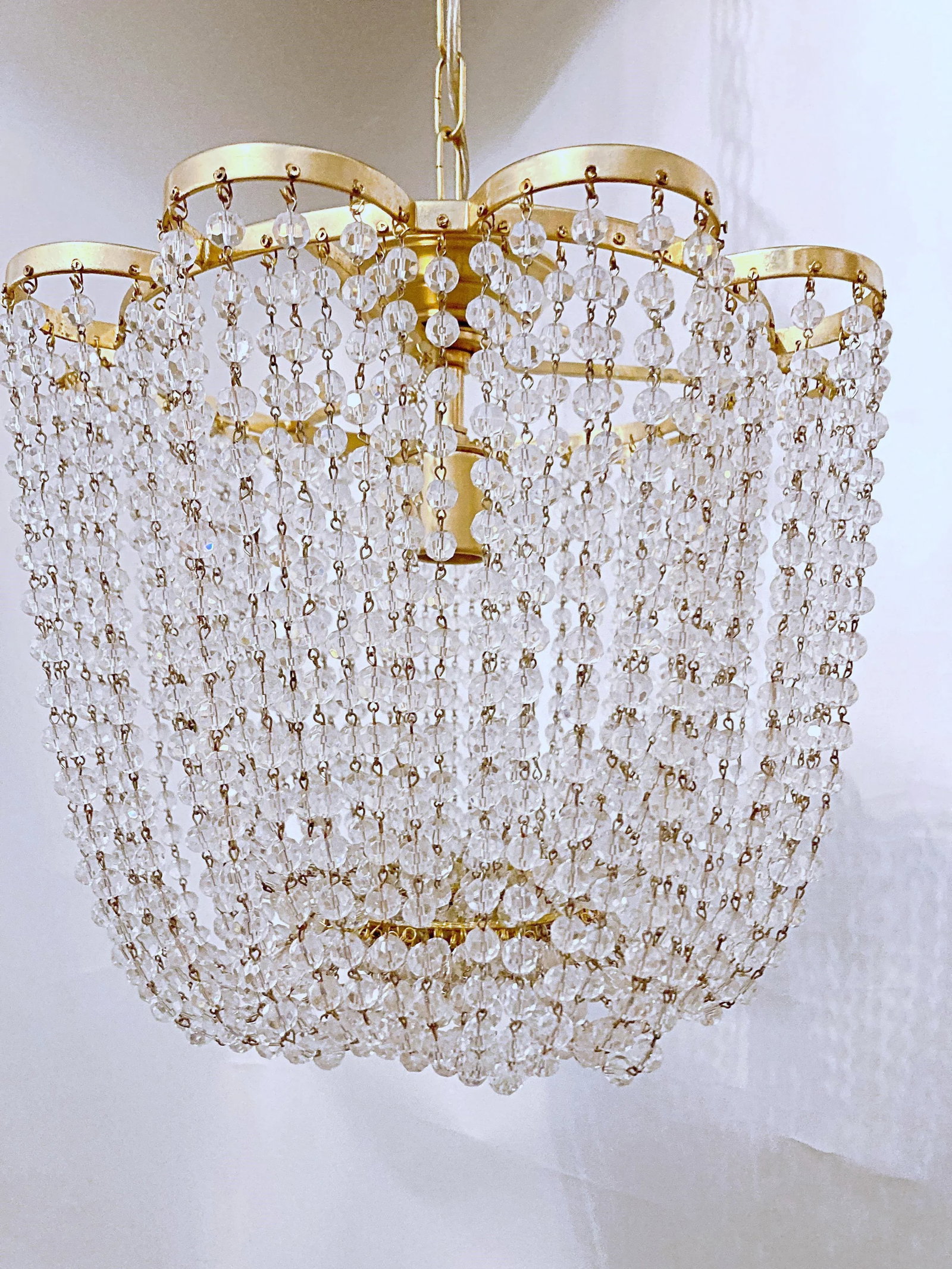 Mid-Century Italian Basket Chandelier - 3