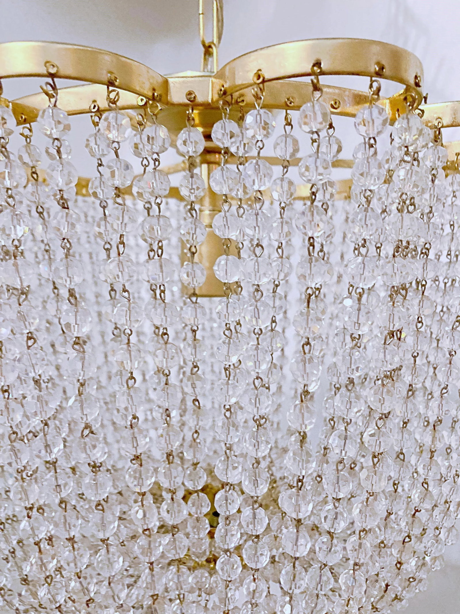 Mid-Century Italian Basket Chandelier - 7