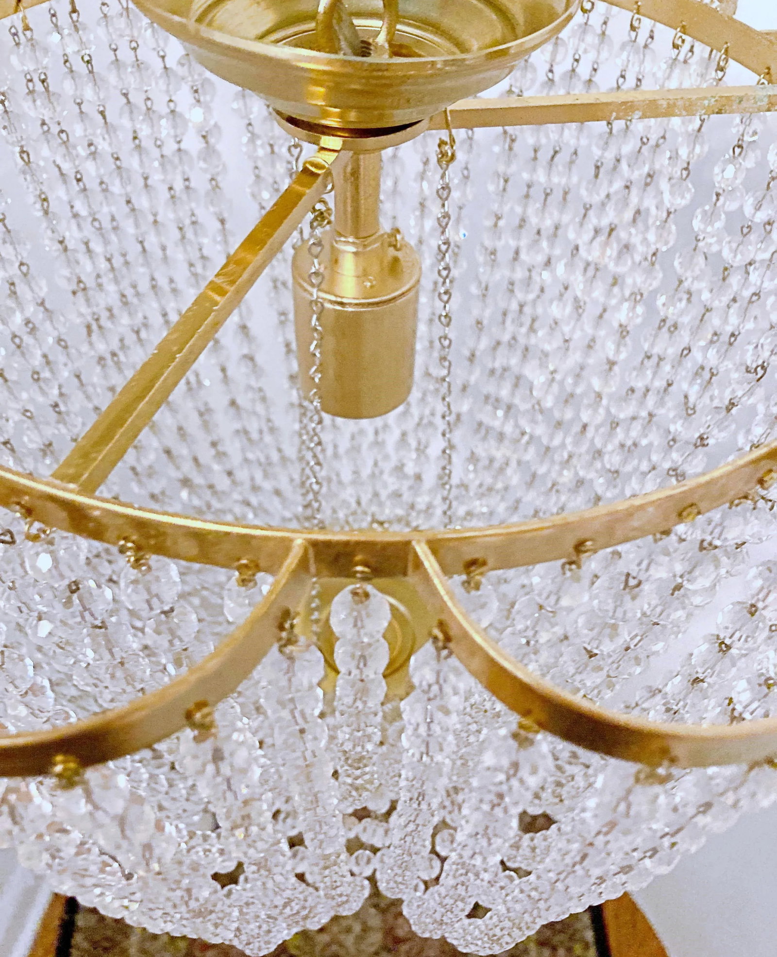 Mid-Century Italian Basket Chandelier - 9