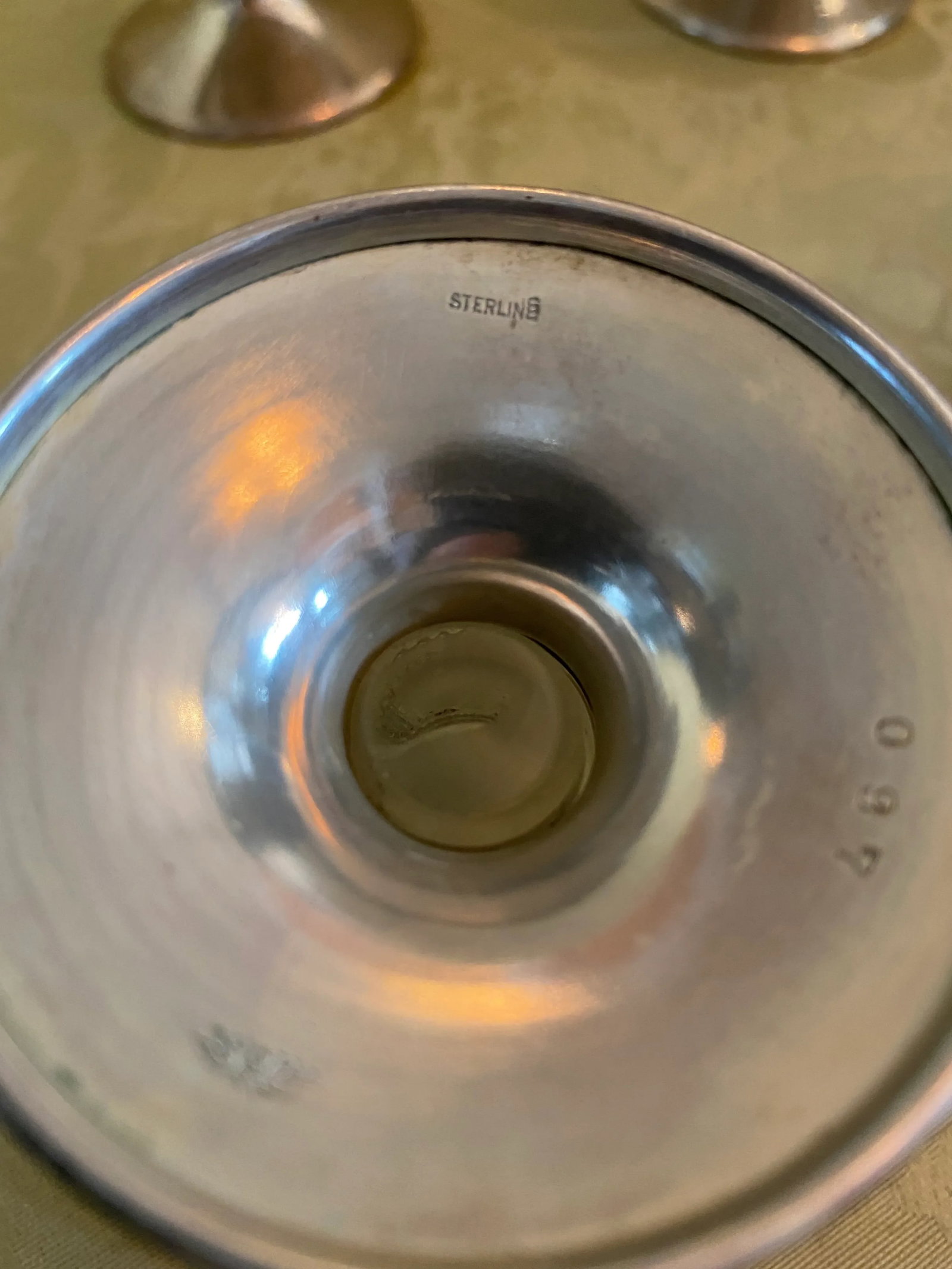 Vintage Sterling Silver Footed Desert Cups- Set of 6 - 6