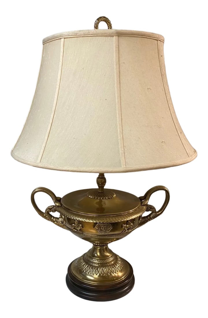 Vintage Lamp With Snake Arms on Urn (1 of 11)