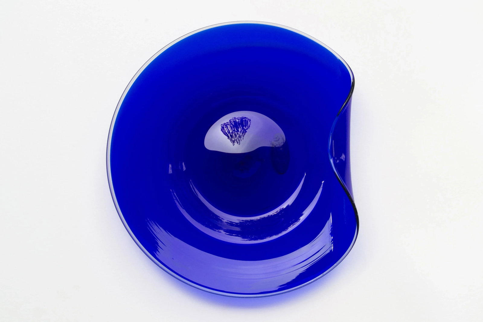 1960s Italian Cobalt Blue Murano Glass Bowl - 5
