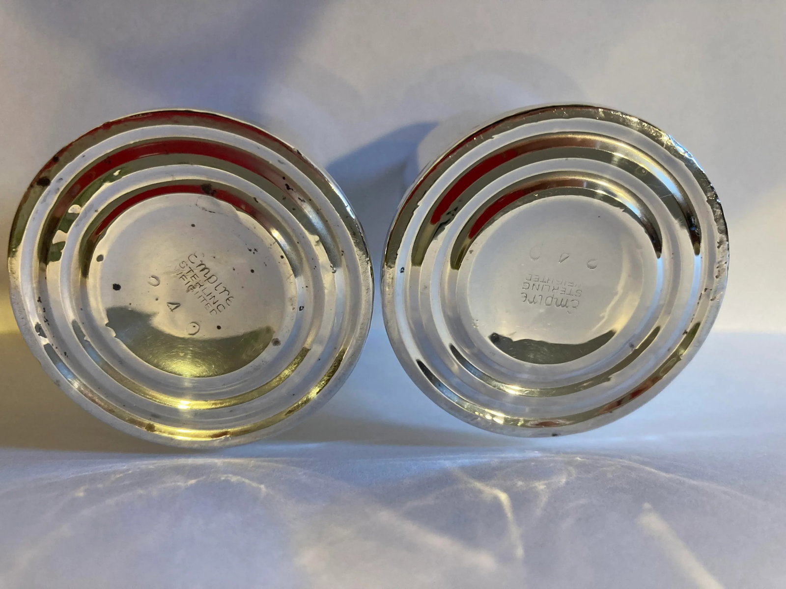 1965 Vintage RevereSilversmiths Sterling Silver Salt & Pepper Shakers- a Pair - 3