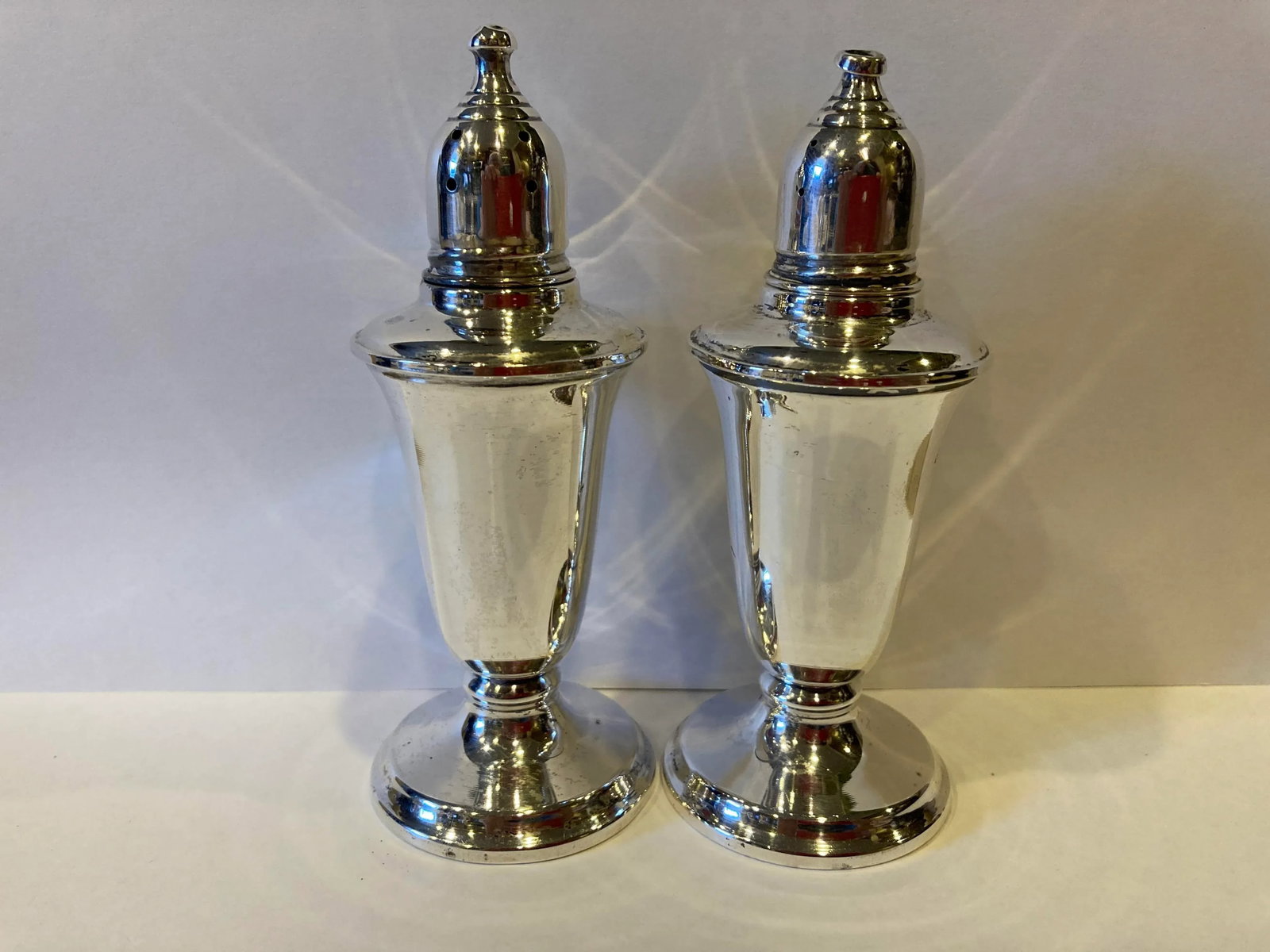1965 Vintage RevereSilversmiths Sterling Silver Salt & Pepper Shakers- a Pair - 5