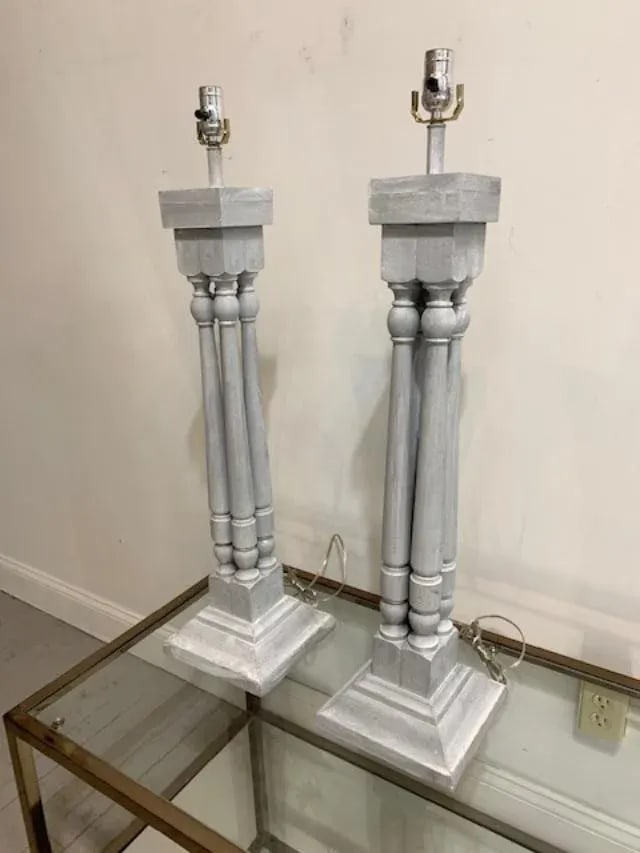 Architectural Lamps - a Pair - 4