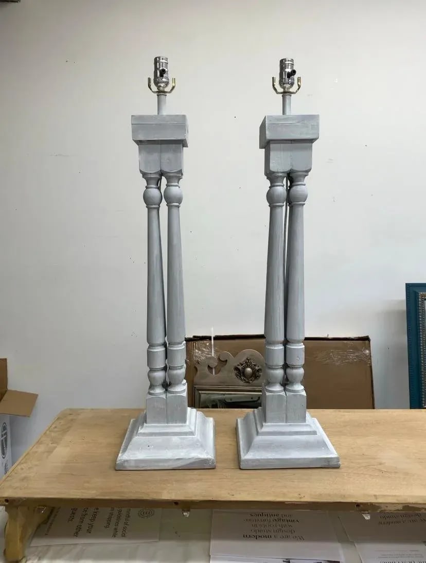 Architectural Lamps - a Pair - 9