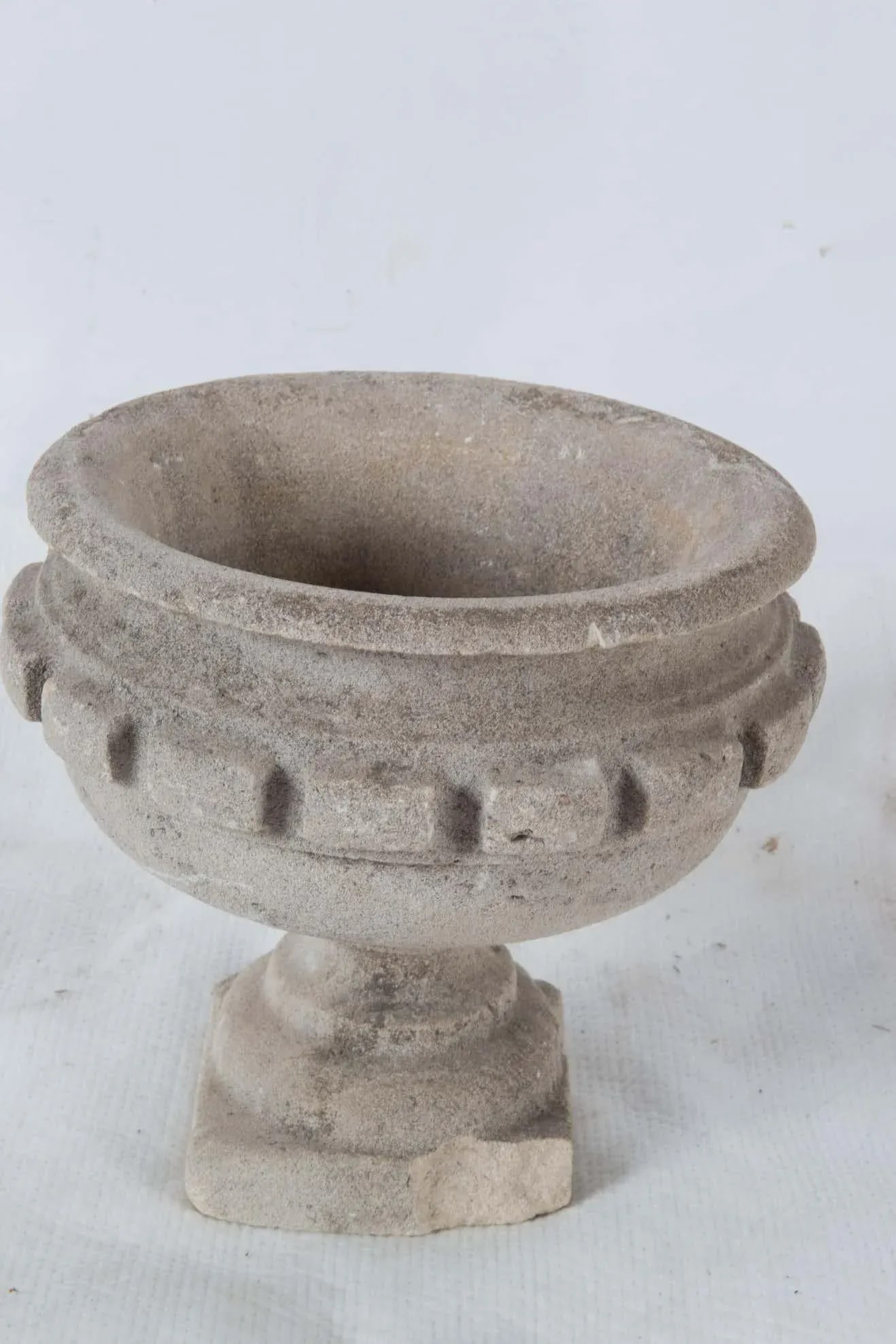 19th Century French Carved Stone Planter - 4