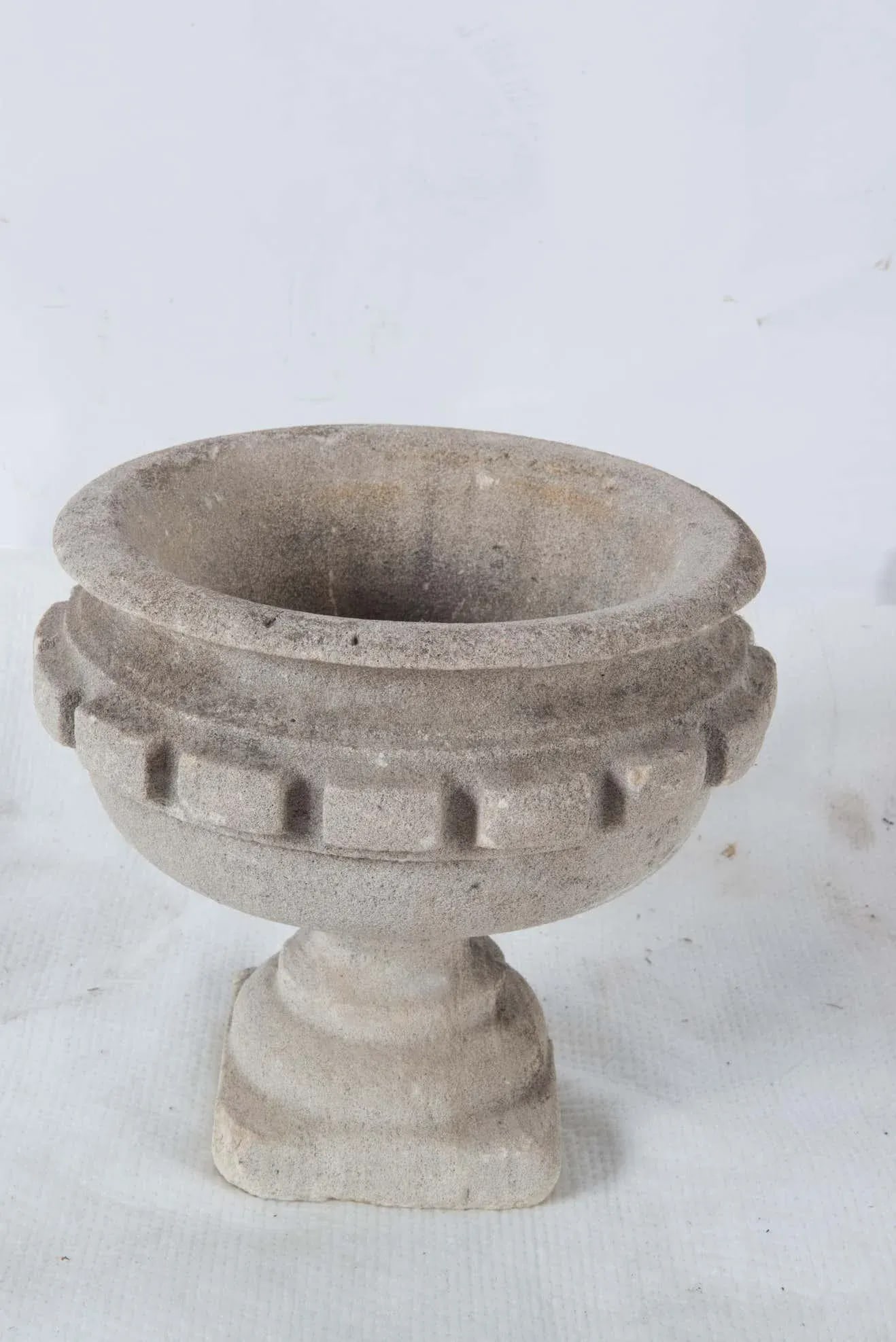 19th Century French Carved Stone Planter - 5