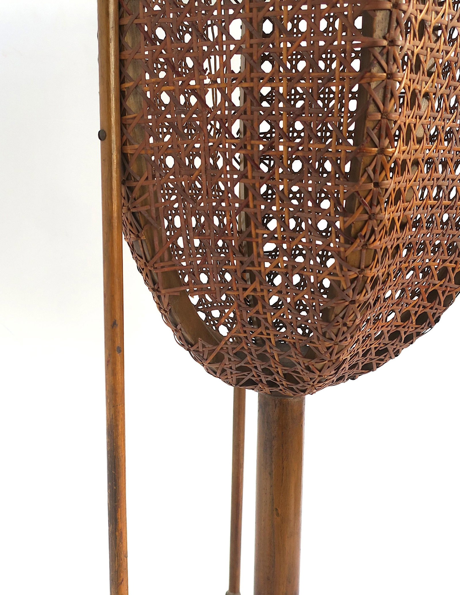 Wicker Cane Plant Stand, Circa Mid-20th Century - 9