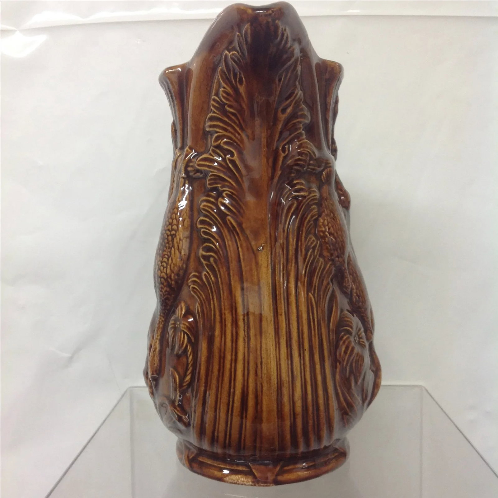 Rockingham Tobacco Glaze Game Pitcher - 5
