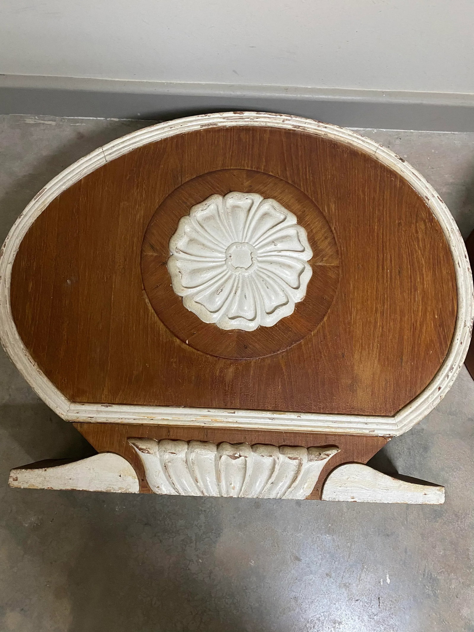 19th C. Canopy Bed Corona / Pelmet / Architectural Cornice Crowns - Pair - 11