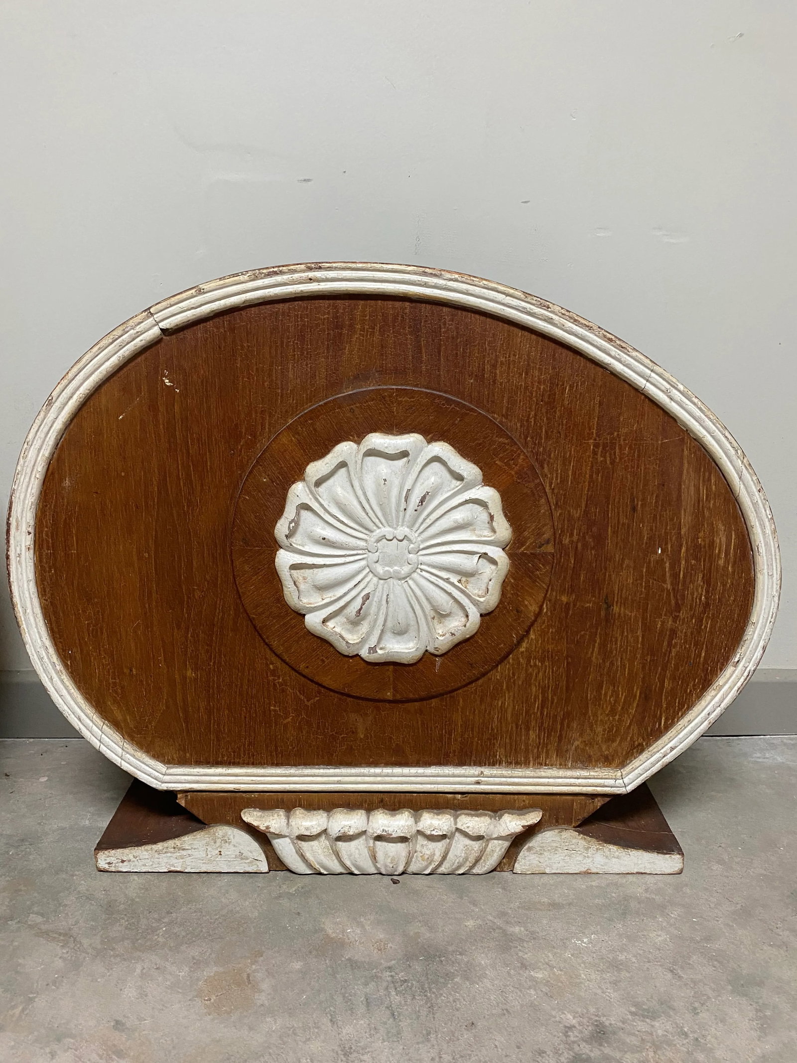 19th C. Canopy Bed Corona / Pelmet / Architectural Cornice Crowns - Pair - 5
