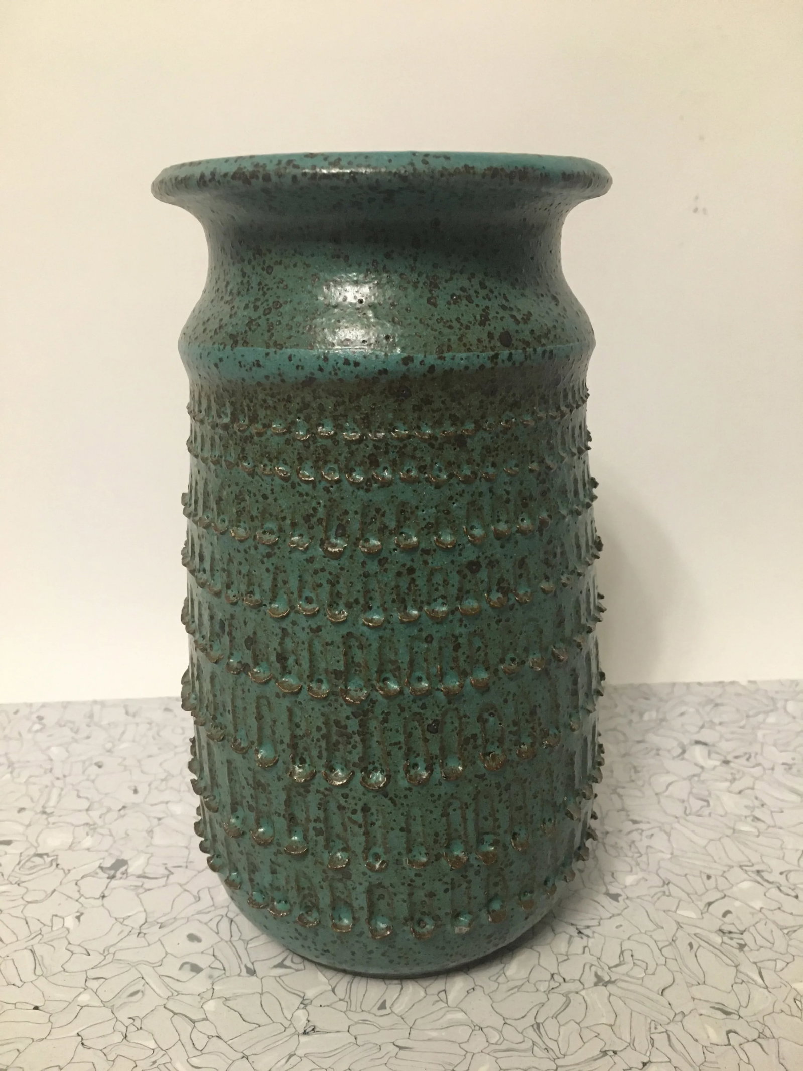 1970s William Brown Brutalist Studio Ceramic Vase - 3