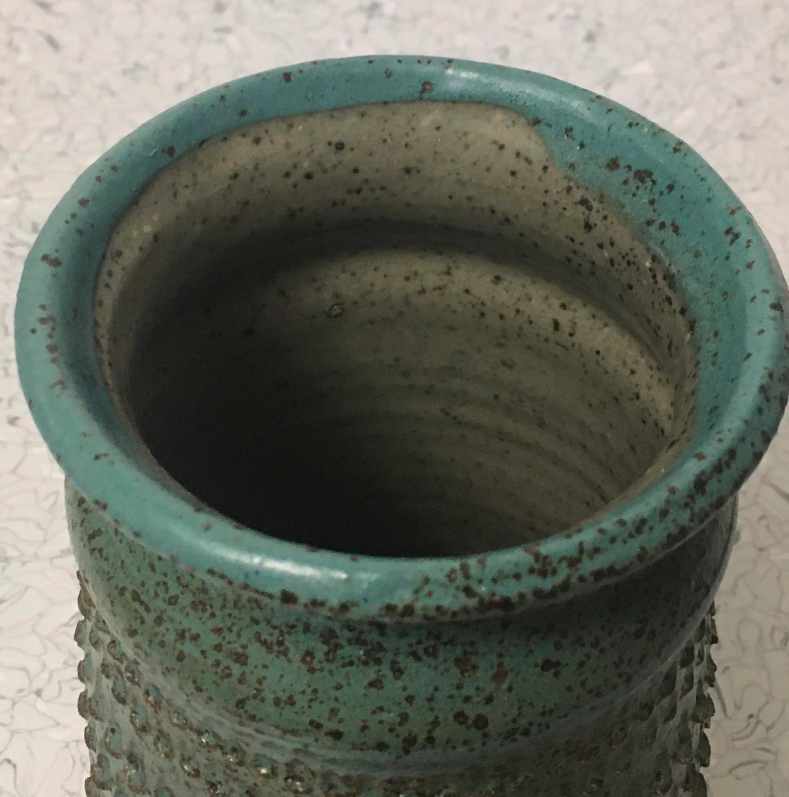 1970s William Brown Brutalist Studio Ceramic Vase - 4